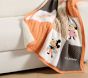 Disney Mickey Mouse and Friends Halloween Patchwork Heirloom Kid Throw Blanket