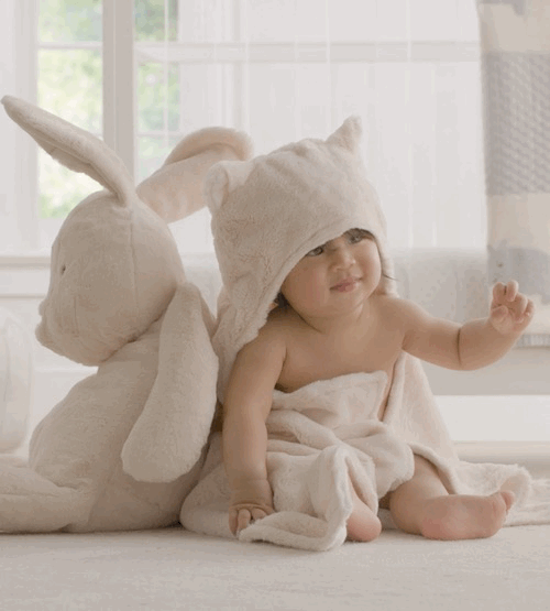 Baby Kid Toddler Boy Girl Cartoon Animal Bathrobe Hooded Bathing Robe –  Youngster Care
