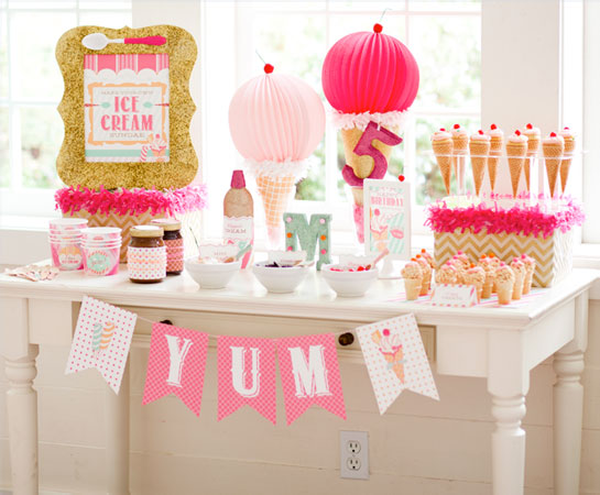 Ice Cream Shoppe Party Pottery Barn Kids