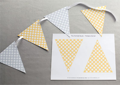 Pennant Banner Pennant Banner Template Pottery Barn Kids