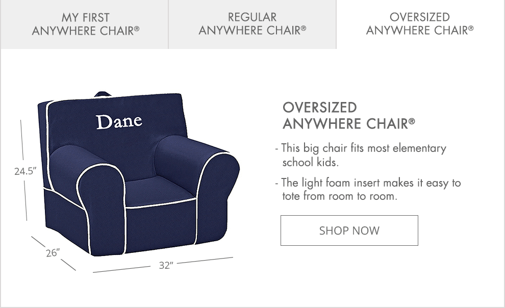 Oversized Anywhere Chair