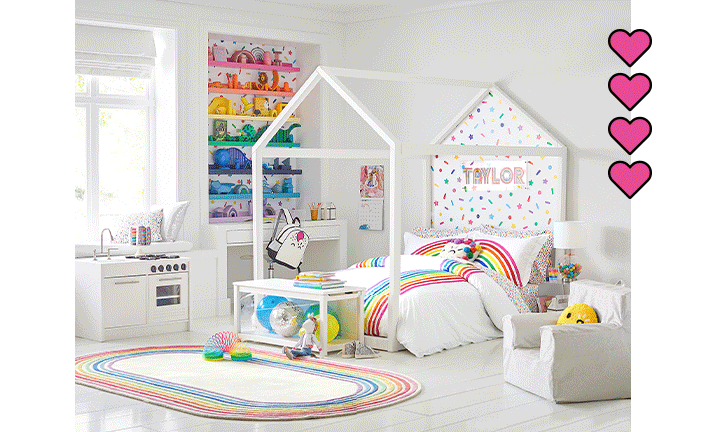 This Pottery Barn Kids x Flour Shop Collab Is a Rainbow Dream