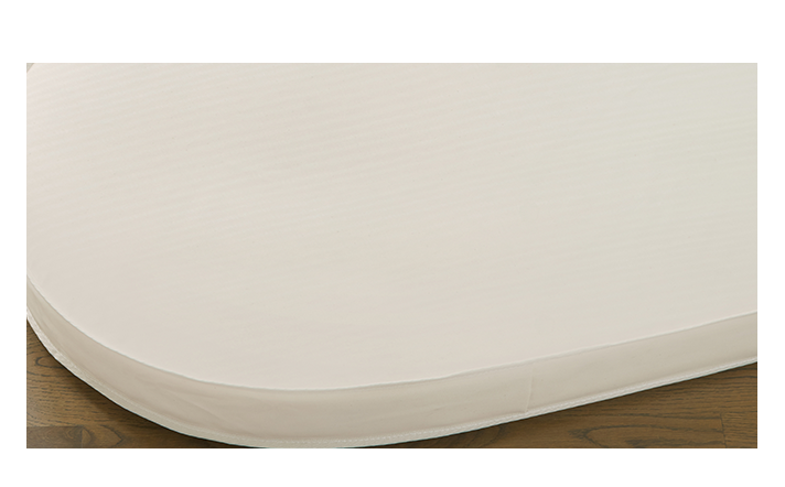 Oval crib deals mattress