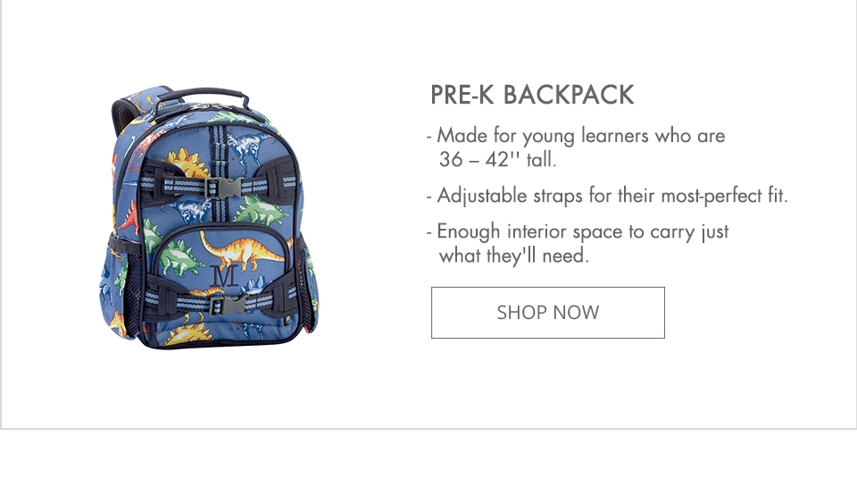 Pre-K Backpack