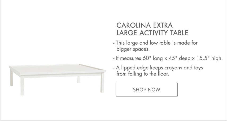 Carolina Extra Large Activity Table