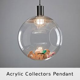 acrylic collectors pendant