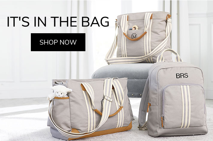 It's In The Bag. Shop Diaper Bags Now.