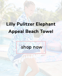 Lilly Pulitzer Elephant Appeal Beach Towel