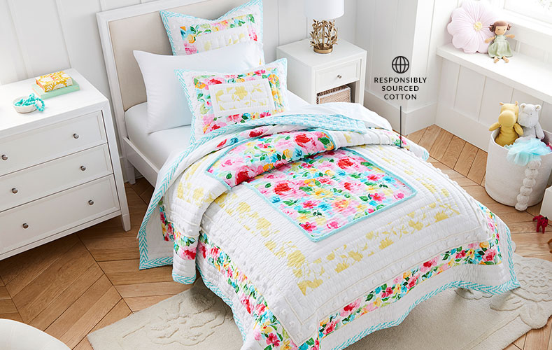 shop the concentric patchwork quilt