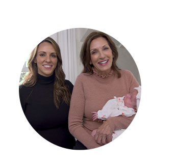 Reagan and her parents