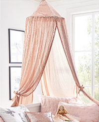 Flutter Fancy sequin canopy