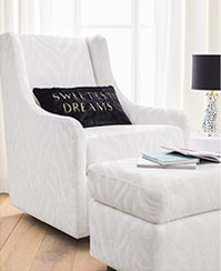 Safari Dreams Merced glider and ottoman