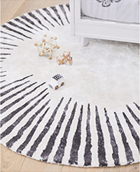 Safari Dreams starburst round rug