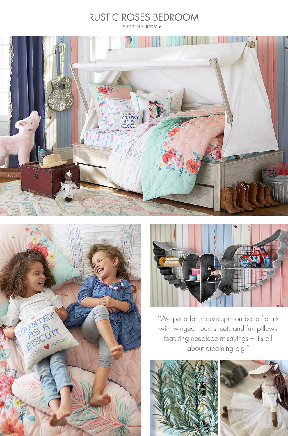Rustic Roses Bedroom