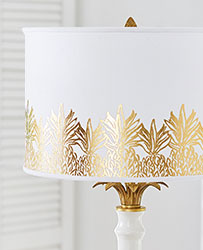 Palm Tree Lamp Base and Shade