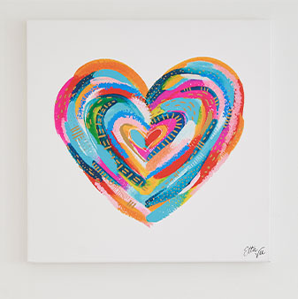 shop EttaVee heart wall art