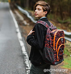 Gear-Up Orange Neon Static Backpack