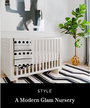 Style: Modern Glam Nursery