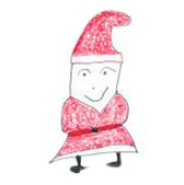 Jolly Santa Ornament