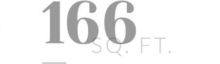 166 sq. ft.