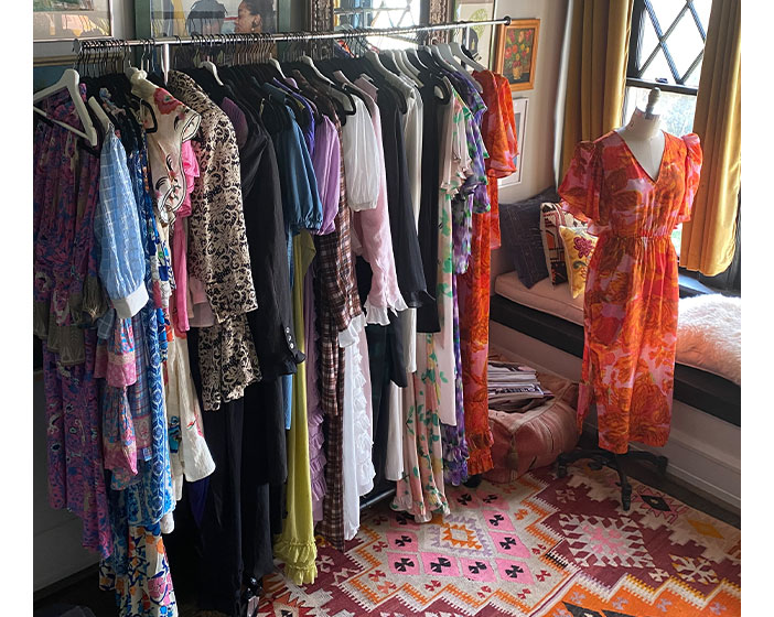 A snapshot of Tracy Reese's personal office