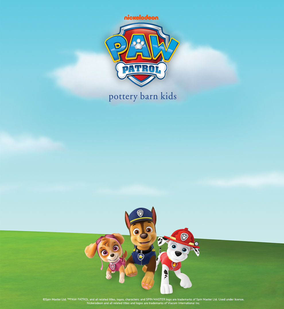 Nickelodeon Paw Patrol x Pottery Barn Kids
