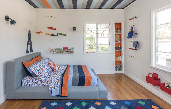 Bright, Big-Kid Bedroom After