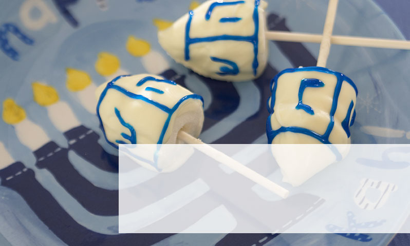 Dreidel Pops