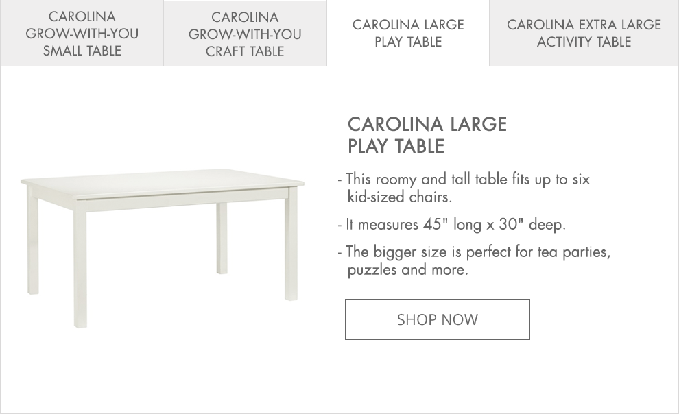 Carolina Large Play Table