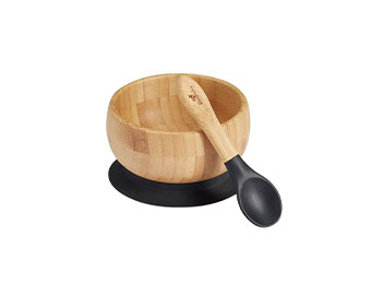 Avanchy Bamboo Suction Baby Bowl & Spoon Set