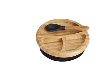 Avanchy Bamboo Suction Baby Plate & Spoon