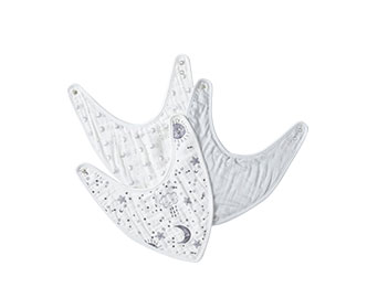 Organic Skye Muslin Bib Set