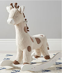 Plush Giraffe Rocker