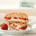 Strawberries and Cream Waffle Sandwich