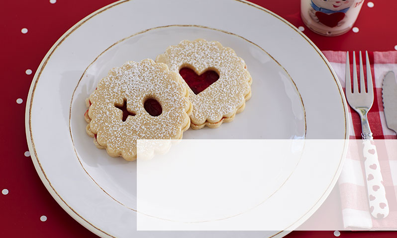 Heart and XO Sandwich Cookies