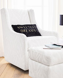 Rachel Zoe Glider & Ottoman