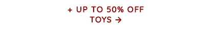 up to 50% off toys