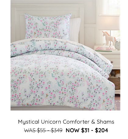 Mystical Unicorn Comforter & Shams