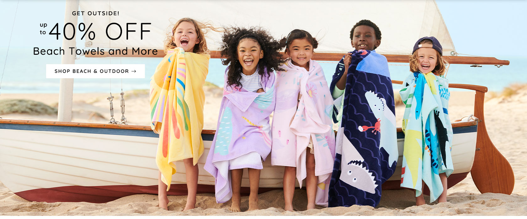 Get Outside! Up to 40% off beach towels and more - Shop Beach & Outdoor
