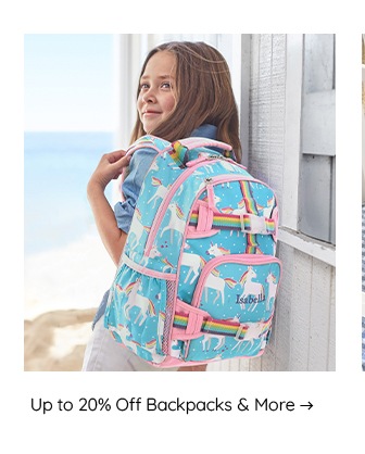 Up to 20% Off Backpacks & More >