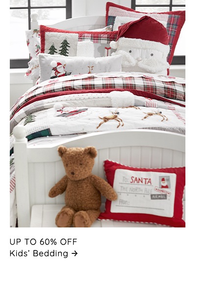 Up to 60% Off Kids' Bedding >