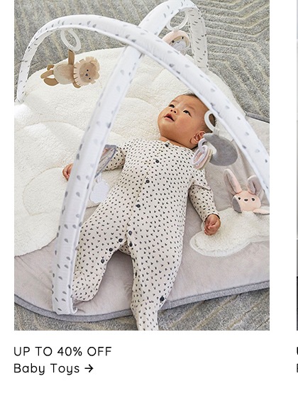 Up to 40% Off Baby Toys >