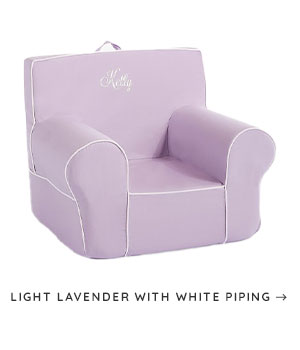 Light Lavender With White Piping