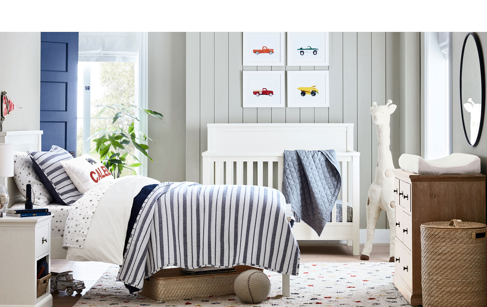 Yarn Dye Stripe Bedding