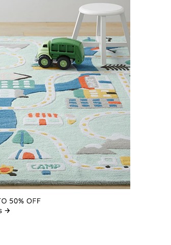 Up to 50% Off Rugs >