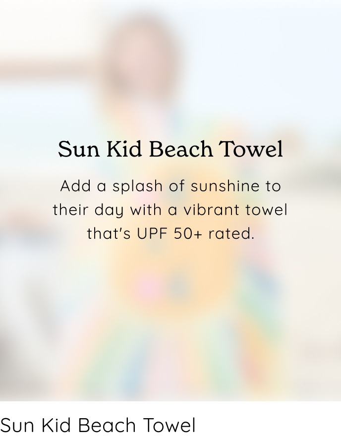 Sun Kid Beach Towel