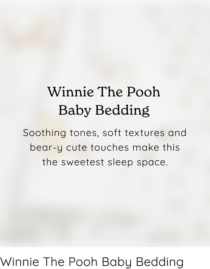 Winnie the Pooh Baby Bedding