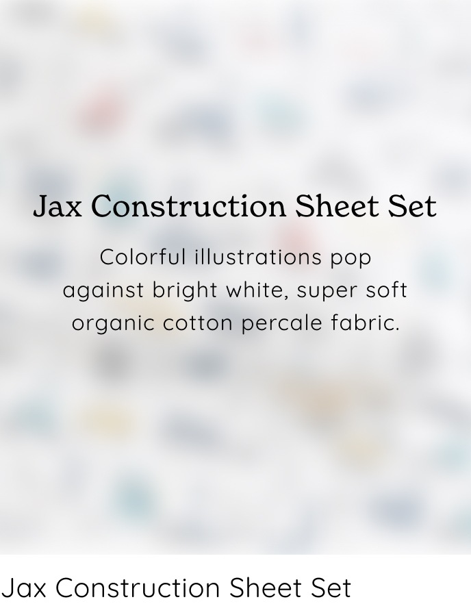 Jax Construction Sheet Set