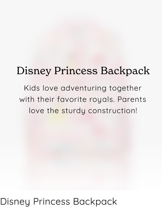 Disney Princess Backpack