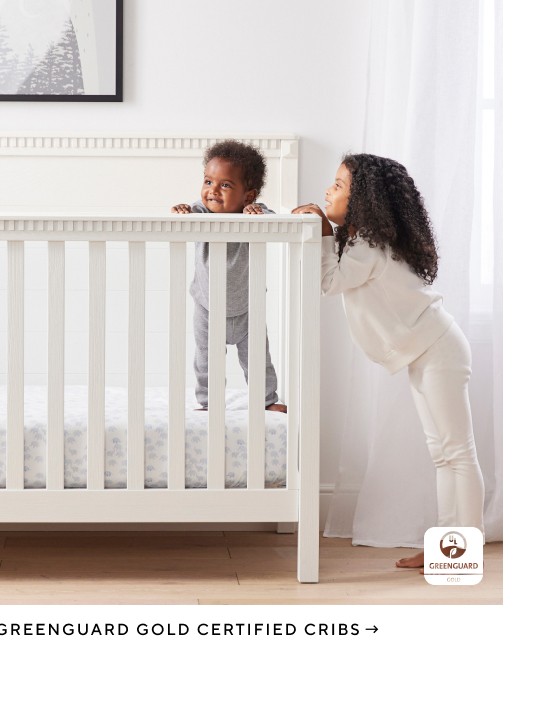 Greenguard Gold Certified Cribs